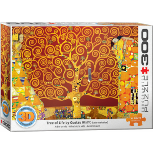 Eurographics 300 db-os 3D Lenticular puzzle - Lebensbaum von Gustav Klimt (6331-6059)