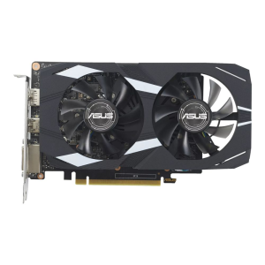 Asus Dual GeForce GTX 1650 4GB EVO - OC Edition - graphics card - GF GTX 1650 - 4 GB - black, silver (90YV0EZD-M0NA00)