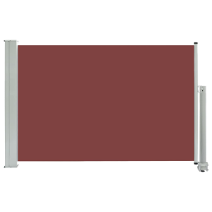 vidaXL barna kihúzható oldalsó terasz napellenző 60 x 300 cm (48355)