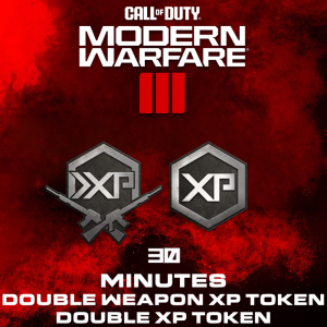 Activision Call of Duty: Modern Warfare III - 30 Minutes Double XP Token + 30 Minutes Double Weapon XP Token (DLC) (Digitális kulcs - PC/PlayStation 4/PlayStatio