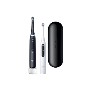 Oral-B iO5 Duo Matt Black + Quite White elektromos fogkefe 2db/csomag (10PO010379)