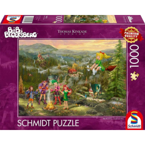 Schmidt 1000 db-os puzzle - Bibi Blocksberg - Young witch meeting