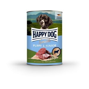 Happy Dog Supreme Sensible Puppy & Junior konzerv - bárány, rizs 200 g