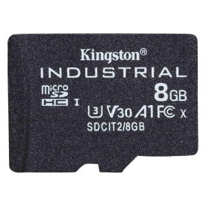 Kingston 8gb microsdhc class 10 cl10 u3 v30 a1 industrial adapter nélkül sdcit2/8gbsp