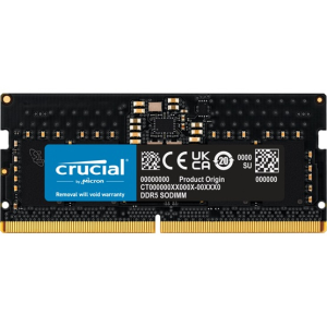 Crucial-micron Ram crucial notebook ddr5 4800mhz 8gb cl40 1,1v ct8g48c40s5