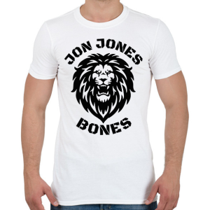 PRINTFASHION Jon Jones Bones - Férfi póló - Fehér