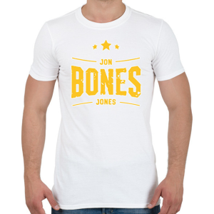PRINTFASHION Jon Bones Jones - Férfi póló - Fehér