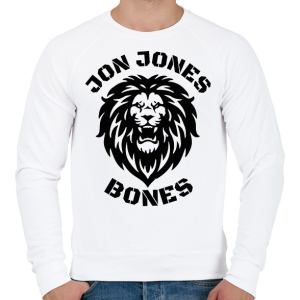 PRINTFASHION Jon Jones Bones - Férfi pulóver - Fehér
