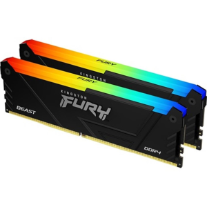 Kingston 8GB 3200MHz DDR4 RAM Kingston Fury Beast RGB CL16 (2x4GB) (KF432C16BB2A/8) (KF432C16BB2A/8)