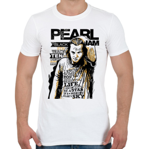 PRINTFASHION Pearl Jam - Férfi póló - Fehér