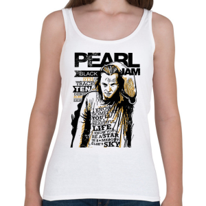 PRINTFASHION Pearl Jam - Női atléta - Fehér
