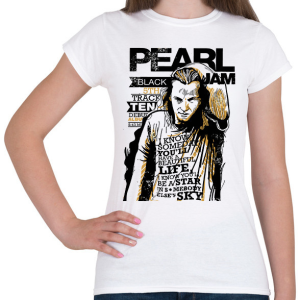 PRINTFASHION Pearl Jam - Női póló - Fehér