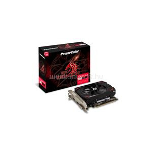 Powercolor Videokártya AMD Radeon RX 550 4GB GDDR5 OC (AXRX_550_4GBD5-DHV2/OC)