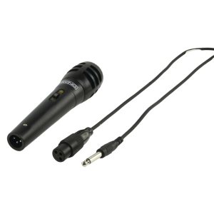 Konig KÖNIG Vezetékes mikrofon 6.35 mm -72 dB Fekete - KN-MIC15