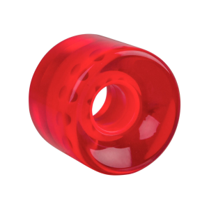 Worker Átlátszó műanyag gördeszka kerék 60*45 mm piros