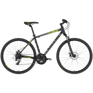 KELLYS Férfi cross kerékpár KELLYS CLIFF 70 28" - modell 2022 fekete zöld M (19", 165-180 cm)