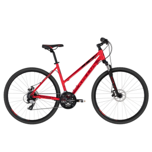 KELLYS Női cross kerékpár KELLYS CLEA 70 28" - modell 2022 piros S (17", 155-170 cm)