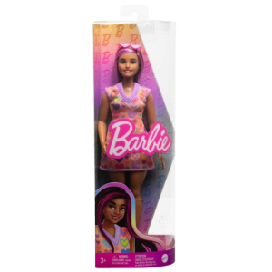 Mattel Barbie Fashionistas Barátnő baba - Rózsaszín csíkos hajjal (HJT04)
