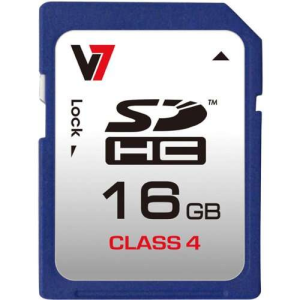 V7 - 16GB SD CARD + Adapter CL4 RETAIL - VASDH16GCL4R-2E