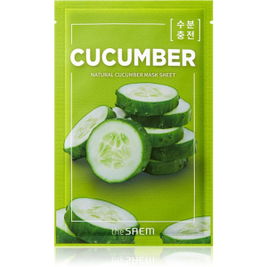 The Saem Natural Mask Sheet Cucumber hidratáló és revitalizáló arcmaszk 21 ml