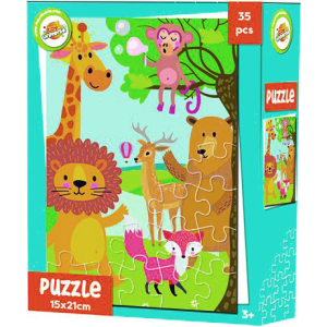 Állatos mini puzzle 35 db-os