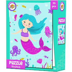 Sellő mini puzzle 35 db-os