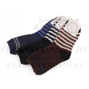  Téli meleg frottir zokni - 3 pár/csomag