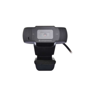 Conceptronic AMDIS 720P HD webkamera 1280 x 720 pixelek USB 2.0 Fekete