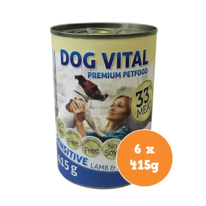 DOG VITAL Sensitive konzerv bárány, rizs 6x415g