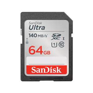 Sandisk Ultra 64 GB Class 10/UHS-I (U1) SDXC (SDSDUNB-064G-GN6IN)