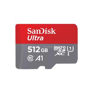 Sandisk Ultra 512 GB Class 10/UHS-I microSDXC with SD adapter (SDSQUAC-512G-GN6MA)