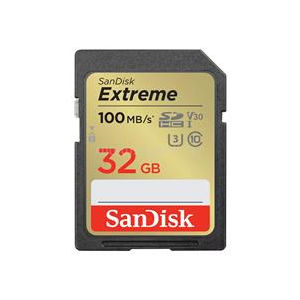 Sandisk Extreme 32 GB Class 10/UHS-I (U3) V30 SDHC (SDSDXVT-032G-GNCIN)