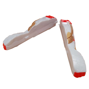 IdeallStore ® Split Speeders, Samurai Wind, műanyag, mágnessel, 9,5 cm, fehér
