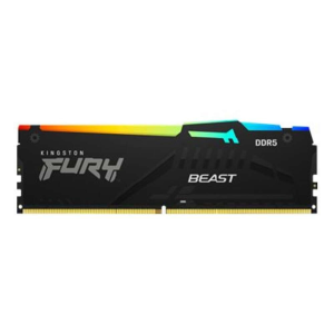 Kingston FURY Beast RGB - DDR5 - module - 16 GB - DIMM 288-pin - 5200 MHz / PC5-41600 - unbuffere...