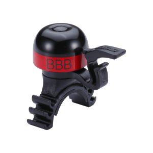 BBB Cycling kerékpáros csengő BBB-16 MiniFit, fekete/piros