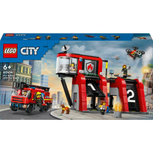 LEGO City: Tűzoltóállomás és tűzoltóautó (60414)