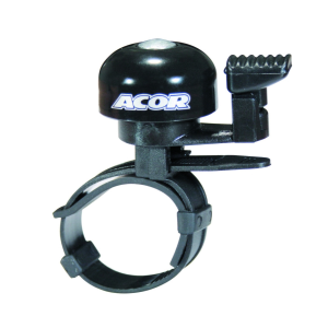 Acor ABE-2807 pengetős csengő [fekete] kerékpáros