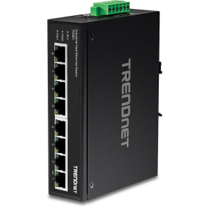 Trendnet Industrie Switch 8 Port Fast Ethernet L2 DIN-Rail (TI-E80)