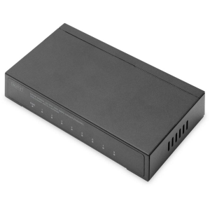 Digitus Switch 8-Port Gigabit Unmanaged schwarz (DN-80066)