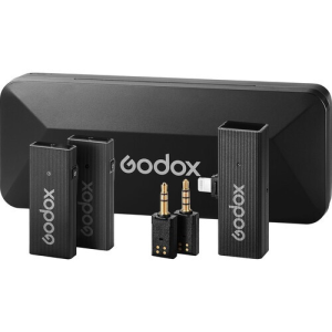 Godox MoveLink Mini LT-Kit2 2.4Ghz Mikrofon Rendszer -Vezetéknélküli Mic |2+1