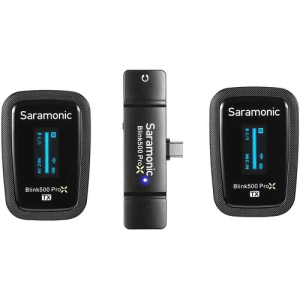 Saramonic Blink100 B6 2.4Ghz Két-csatornás Vezetéknélküli Mikrofon Kit (USB-C / PC-Android csatlakozás)| 2+1