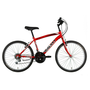  MTB 24-es fiú kerékpár piros-fehér