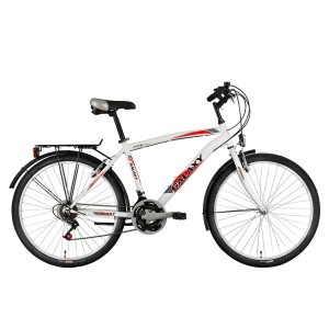 MTB City 26-os férfi kerékpár fehér-piros