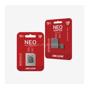 HIKSEMI NEO MicroSDHC memóriakártya 8GB, Class10, UHS-I + SD adapter (HS-TF-C1(STD)/8G/NEO/AD/W)