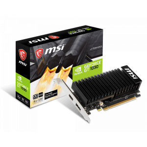 MSI MSI Videokártya PCI-Ex16x nVIDIA GT 1030 2GH LP OC 2GB DDR4 (GT 1030 2GHD4 LP OC)