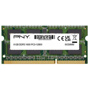  PNY 8GB DDR3 1600MHz SODIMM