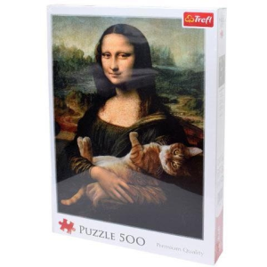 Trefl Mona Lisa és a doromboló macska 500 db-os (37294T)