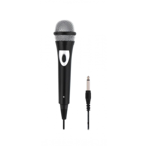 TNB Unidirectionnal 6,35mm jack+3,5mm jack adapter microphone Black