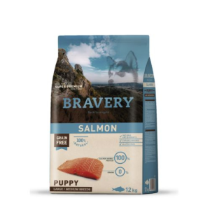  Bravery Salmon Puppy Large/Medium Breeds kutyatáp – 4 kg