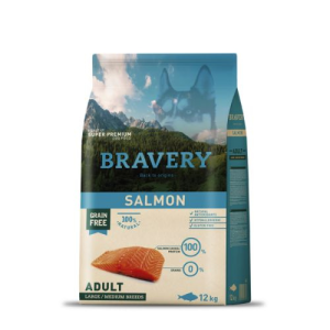  Bravery Salmon Adult Large/Medium Breeds kutyatáp – 4 kg